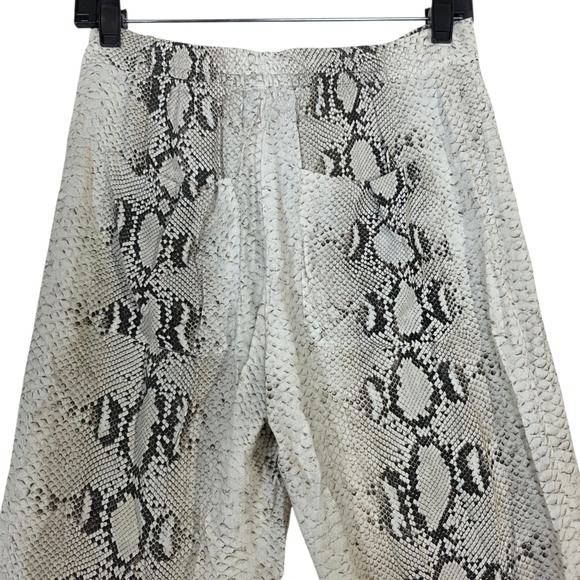 Zara Snake Print Flare Pants and buttond down shirt coordinates/blouse &Pants - Picture 3 of 15